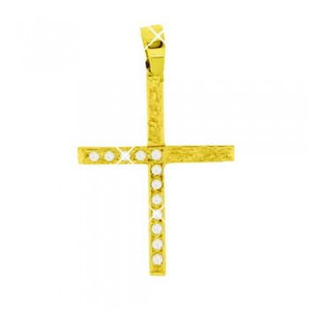 Χρυσός Σταυρός γυναικείος Κ9