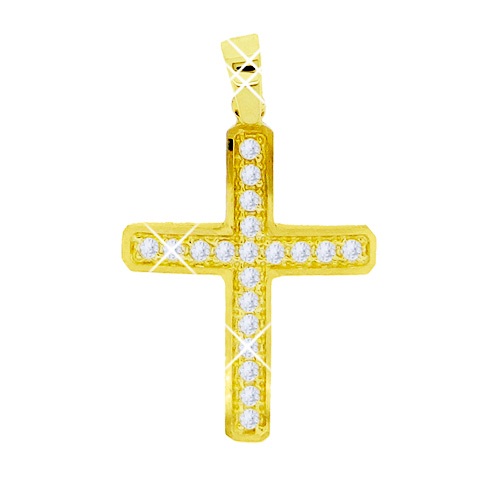 Χρυσός Σταυρός γυναικείος Κ9