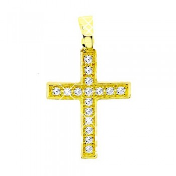Χρυσός  Σταυρός γυναικείος Κ9
