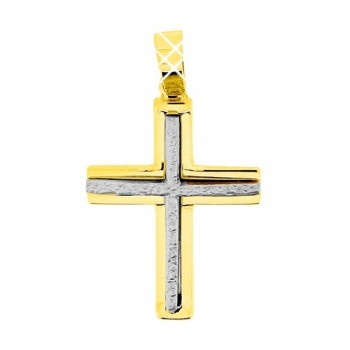 Χρυσός σταυρός Κ14