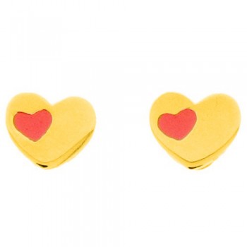 Παιδικά χρυσά σκουλαρίκια Κ9