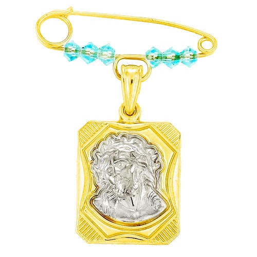 Παιδική χρυσή παραμάνα Κ9 με φυλαχτό