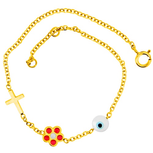 Παιδικό χρυσό βραχιόλι Κ9