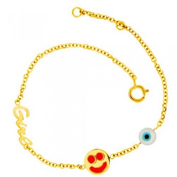 Παιδικό χρυσό  βραχιόλι Κ9