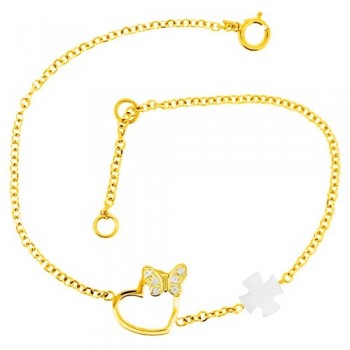 Χρυσό βραχιόλι Κ9