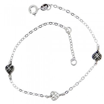 Λευκόχρυσο βραχιόλι Κ14