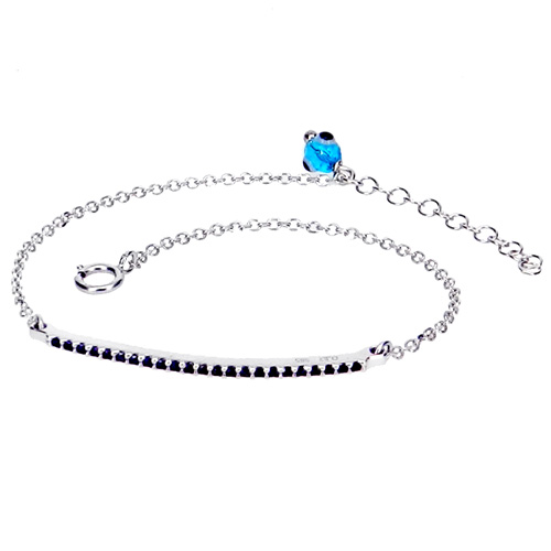 Λευκόχρυσο βραχιόλι Κ14