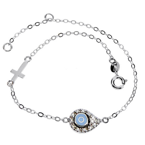 Λευκόχρυσο βραχιόλι Κ14