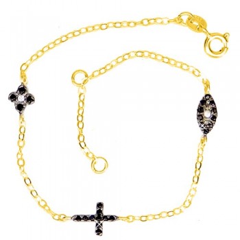 Χρυσό βραχιόλι Κ14