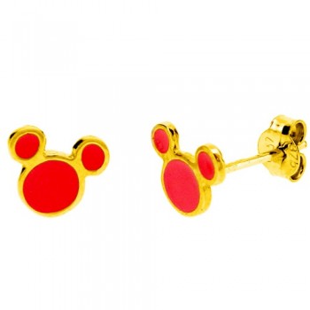 Παιδικά χρυσά σκουλαρίκια Κ9