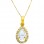 Χρυσό μενταγιόν Κ14 με αλυσίδα