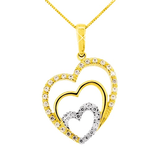 Χρυσό Μενταγιόν K14 με αλυσίδα