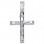 Ανδρικός λευκόχρυσος σταυρός Κ14