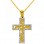 Χρυσος  σταυρός Κ14 με αλυσίδα