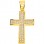 Χρυσός μασίφ γυναικείος βαπτιστικός σταυρός Κ14