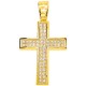 Χρυσός μασίφ γυναικείος βαπτιστικός σταυρός Κ14