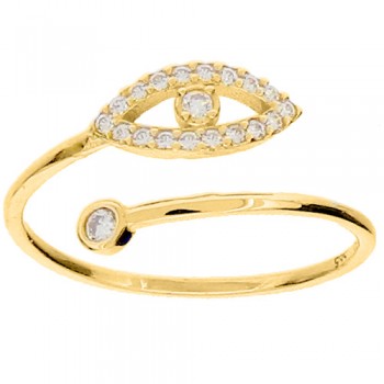 Χρυσό δαχτυλίδι Fashion K14 με ζιργκόν