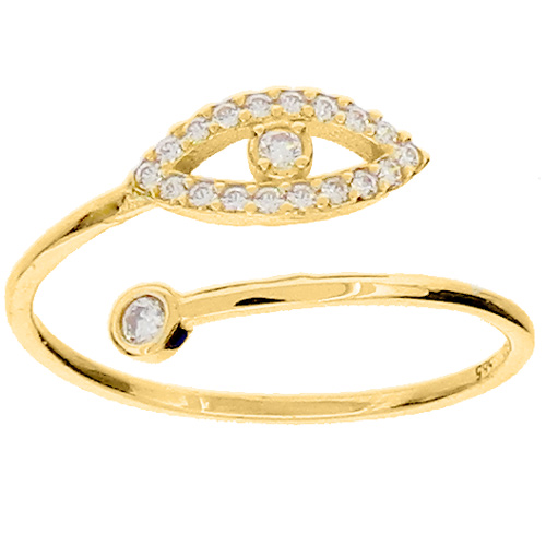 Χρυσό δαχτυλίδι Fashion K14 με ζιργκόν