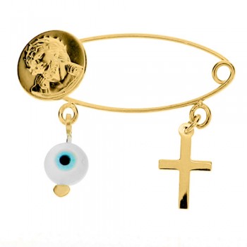 Παιδική χρυσή παραμάνα Κ9 με ματάκι