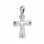 Λευκόχρυσος  σταυρός Fashion K14