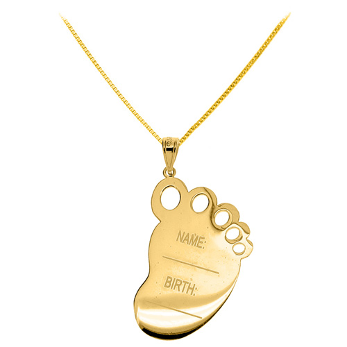 Χρυσό παιδικό μενταγιόν ταυτότητα Κ9 με αλυσίδα