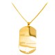  Χρυσό παιδικό μενταγιόν ταυτότητα Κ9 με αλυσίδα