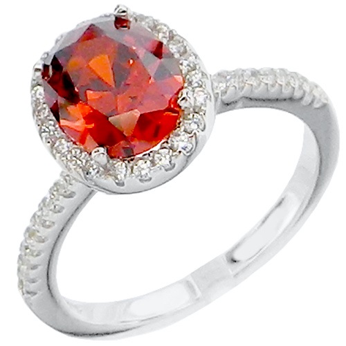 Ασημένιο δαχτυλίδι 925 με ζιργκόν