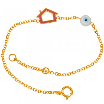 Χρυσό παιδικό βραχιόλι Κ9