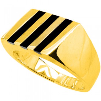 Χρυσό ανδρικό δαχτυλίδι Κ14