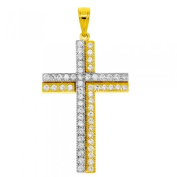 Χρυσός σταυρός Fashion K14