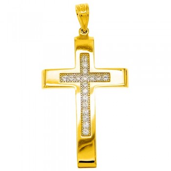 Χρυσός σταυρός Fashion K14