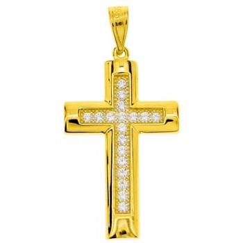 Χρυσός σταυρός Fashion K14