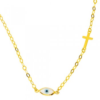 Χρυσό παιδικό κολιέ Κ14