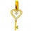 Χρυσό μενταγιόν Κ14 με ζιργκόν