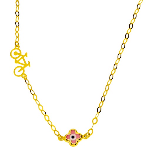 Χρυσό παιδικό κολιέ Κ14