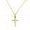 Χρυσός Σταυρός Fashion Κ14 με αλυσίδα