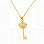 Χρυσό μενταγιόν Κ14 με αλυσίδα