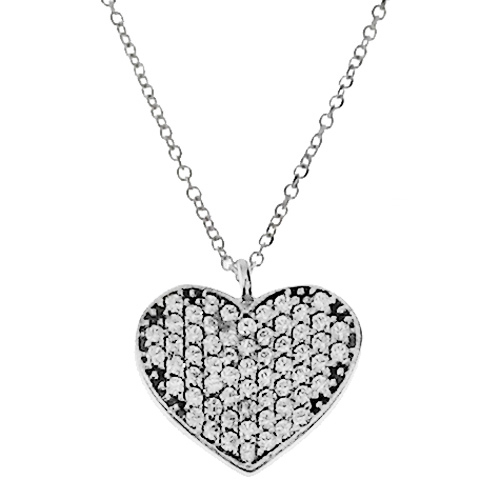 Λευκόχρυσο κολιέ Κ14 με ζιργκόν