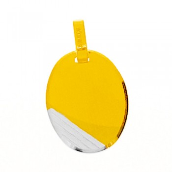 Χρυσό μενταγιόν-ταυτότητα Κ14