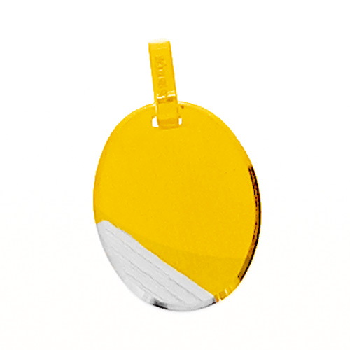 Χρυσό μενταγιόν-ταυτότητα Κ14