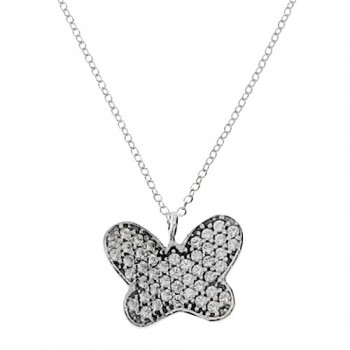 Λευκόχρυσο κολιέ Κ14 με ζιργκόν