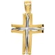 Χρυσός βαπτιστικός σταυρός Κ9