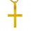 Χρυσός βαπτιστικός σταυρός Κ14