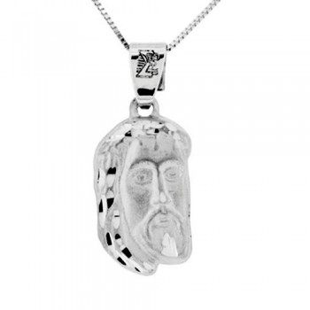 Φυλαχτό από λευκό χρυσό Κ14