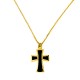 Χρυσό κολιέ Κ14 με σμάλτο