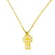 Χρυσό κολιέ Κ14 με σμάλτο