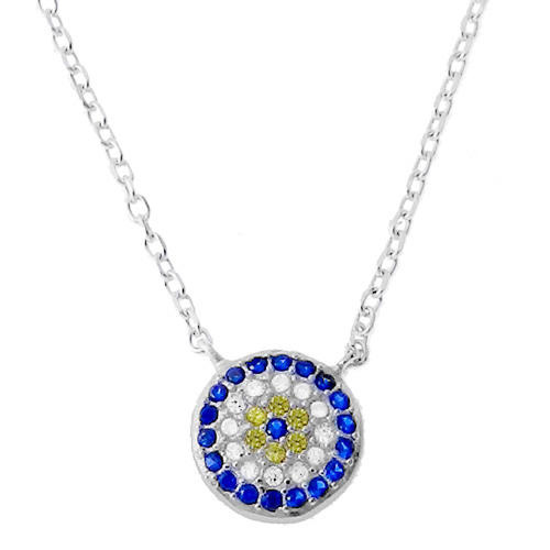 Ασημένιο κολιέ 925 με ζιργκόν