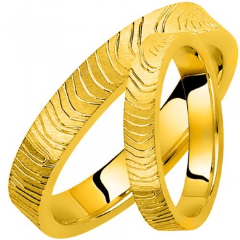 Βέρες από κίτρινο χρυσό 9 καρατίων