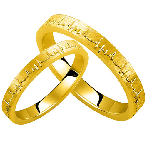 Βέρες από κίτρινο χρυσό 9 καρατίων