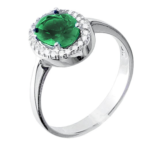 Λευκόχρυσο δαχτυλίδι fashion Κ14 με ζιργκόν